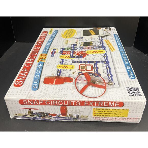 Snap Circuits Extreme SC-750 750 Computer Interface Projects STEM 99% Complete - Picture 14 of 15